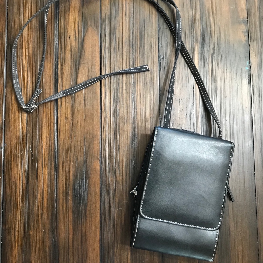 Genuine Leather Cross-Body Bag